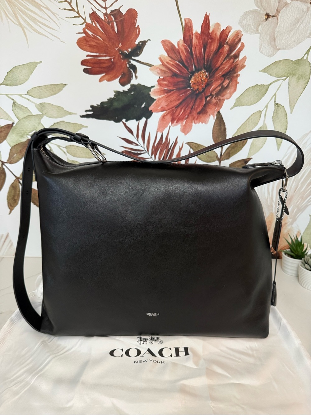 Coach Mott Messenger, Black NWOT